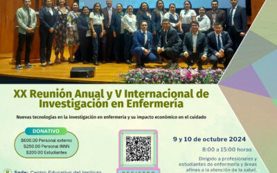 XX Reunión Anual y V Internacional de Investigación en Enfermería